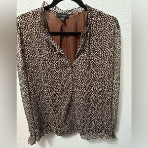 Leopard Print Blouse